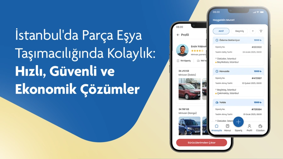İstanbul'da Parça Eşya Taşımacılığında Kolaylık: Hızlı, Güvenli ve Ekonomik Çözümler